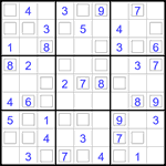 Судоку “Дуэт” 9х9 #33 легкий