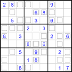 Судоку “Дуэт” 9х9 #32 средний