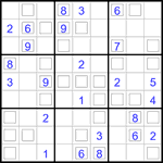 Судоку “Дуэт” 9х9 #34 средний