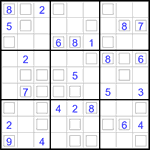 Судоку “Дуэт” 9х9 #35 средний