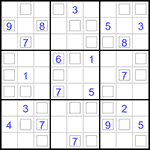 Судоку “Дуэт” 9х9 #31 трудный