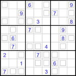 Судоку “Дуэт” 9х9 #33 трудный