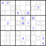 Судоку “Дуэт” 9х9 #32 очень трудный