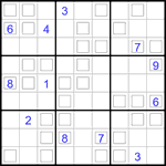 Судоку “Дуэт” 9х9 #33 очень трудный