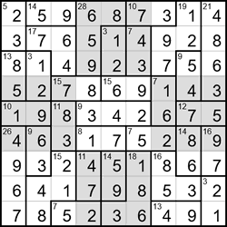 Судоку-убийца ответ