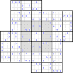 Судоку-мельница #32 средний