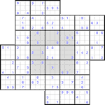 Судоку-мельница #33 средний