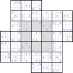 Судоку-мельница #34 средний