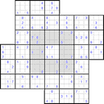 Судоку-мельница #35 средний