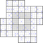 Судоку-мельница #30 трудный