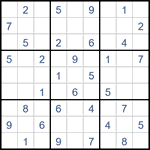 Судоку “Ход конем” 9х9 #31 легкий Судоку “Ход конем” 9х9 #31 легкий