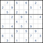 Судоку “Ход конем” 9х9 #33 легкий Судоку “Ход конем” 9х9 #33 легкий