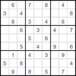 Судоку “Ход конем” 9х9 #40 легкий