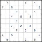 Судоку “Ход конем” 9х9 #39 средний