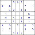 Судоку 9х9 #3251 легкий