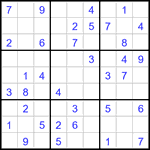 Судоку 9х9 #3252 легкий