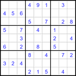 Судоку 9х9 #3256 легкий