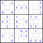 Судоку 9х9 #3257 легкий