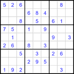 Судоку 9х9 #3258 легкий