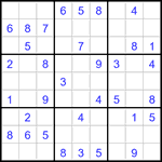 Судоку 9х9 #3259 легкий