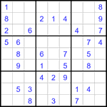 Судоку 9х9 #3261 легкий