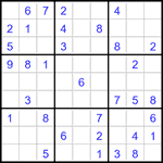 Судоку 9х9 #3263 легкий