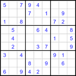 Судоку 9х9 #3267 легкий