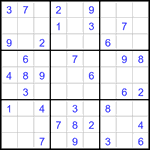 Судоку 9х9 #3268 легкий