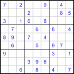 Судоку 9х9 #3269 легкий