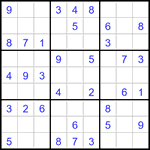 Судоку 9х9 #3274 легкий
