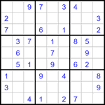 Судоку 9х9 #3276 легкий