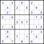 Судоку 9х9 #3277 легкий