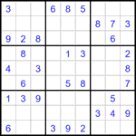 Судоку 9х9 #3278 легкий