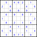 Судоку 9х9 #3279 легкий