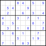 Судоку 9х9 #3281 легкий