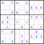 Судоку 9х9 #3284 легкий