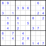 Судоку 9х9 #3285 легкий