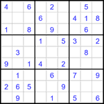 Судоку 9х9 #3288 легкий