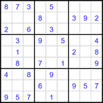 Судоку 9х9 #3289 легкий