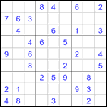 Судоку 9х9 #3300 легкий