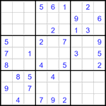 Судоку 9х9 #3222 средний