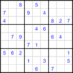 Судоку 9х9 #3225 средний