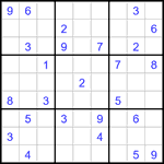 Судоку 9х9 #3226 средний