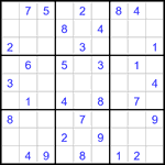 Судоку 9х9 #3227 средний