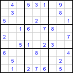 Судоку 9х9 #3228 средний