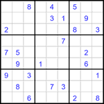 Судоку 9х9 #3231 средний