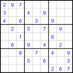 Судоку 9х9 #3234 средний