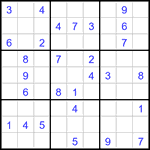 Судоку 9х9 #3236 средний