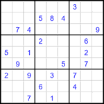 Судоку 9х9 #3239 средний