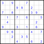 Судоку 9х9 #3241 средний